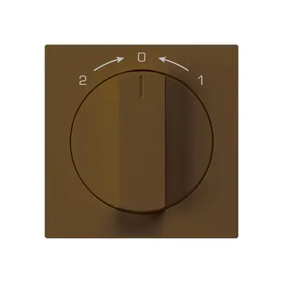 Contatto rotativo 1>0<2 marrone kallysto con manopola 