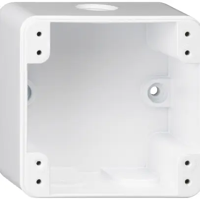 Scatola AP robusto 1×1 bianco 86×86×48mm 
