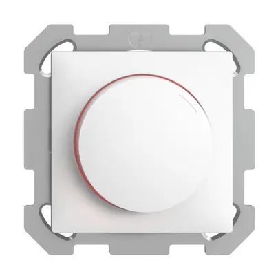 Regolatore INC EDIZIOdue 40…600W illuminabile ritardo di fase ascendente bianco 