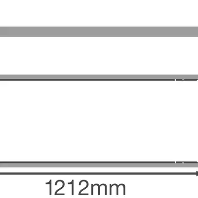 Telaio per montaggio AP1200×300mm, per LDV PANEL 1200, Al, bianco 