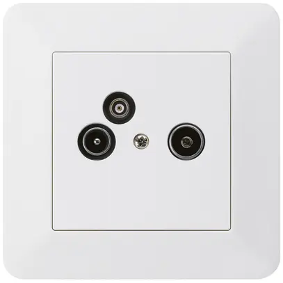 Presa antenna INC R/TV/dati kallysto.trend 19dB bianco 