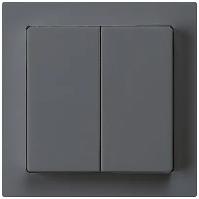 Poussoir ENC kallysto 2×A-R/1P anthracite 