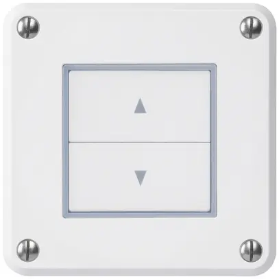Contact pour stores ENC robusto IP55 blanc avec 2 touches de fonction 