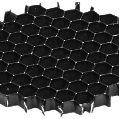 Écran en nid d'abeilles SLV pour plafonnier LED INC HORN MAGNA, Ø32mm, noir 