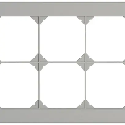 En-tête ENC EDIZIO.liv SNAPFIX® 2×3 pour combinaisons au choix gris clair 