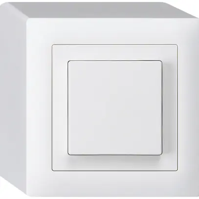 Interrupteur à poussoir AP kallysto 6/1L blanc 