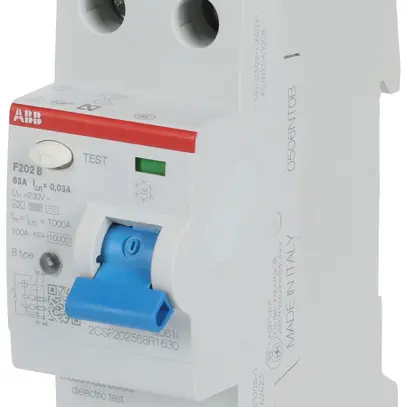 Interruttore differenziale proM compact 1PN tipo B, 63A 30mA 2UM leggr.ritardato 