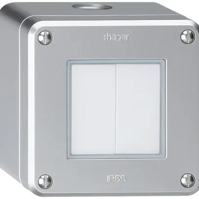 Interruttore AP robusto IP55 schema 3/AR alluminio 
