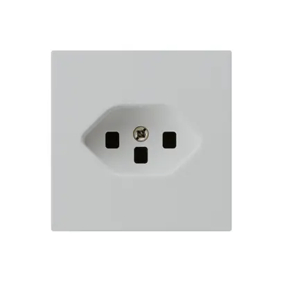 Prise ENC kallysto T23 gris clair avec bornes enf. 