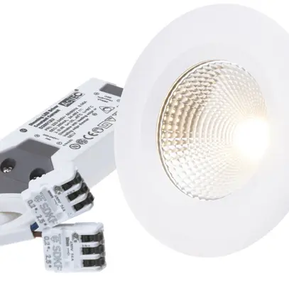 Spot LED INS Stato 10.5W 230V 960lm 3000K foro Ø80mm  bianco 60° 