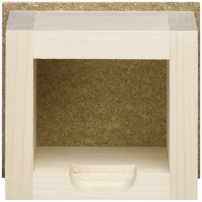 Scatola d'ingresso Hager FLF 1×2 legno 