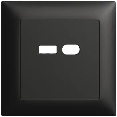 UP-Montageset Feller EDIZIOdue für Steckdose USB 18W Typ A + Typ C schwarz 