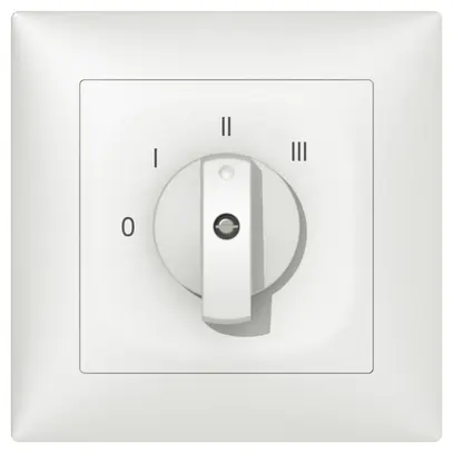 UP-Drehschalter SIDUS B 5/1L weiss 