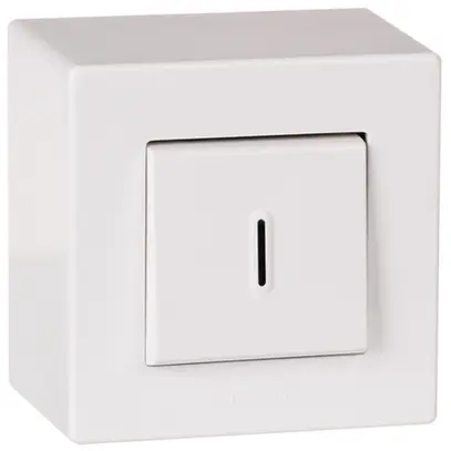 Interrupteur à bascule lum. AP ATO 3/1L blanc grd.I 