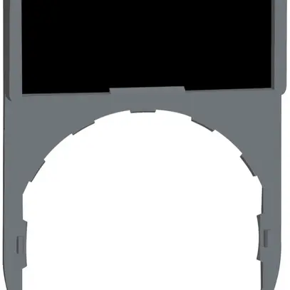 Porta-placchetta Schneider Electric 30×50mm nero o. rosso 