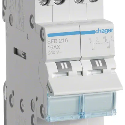 Invertitore AMD Hager SFB 16A 230V 0 chiusura 0 apertura 2 invertitore 2UM 