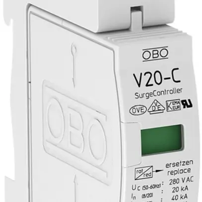 Protection de surtension Bettermann 1pôle avec signal à distance 280V 