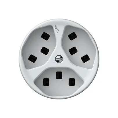 Presa origin 3×tipo 23 1×S 16A 230V 60×60mm bianco 