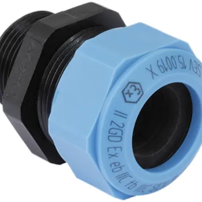 Presse-étoupe Ex AGRO PA M32×1.5 20…21mm ATEX 0152X bleu clair 