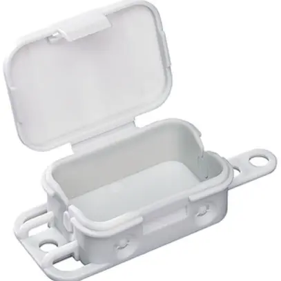 Boîte dérivation AP Q4 gris clair 56×40×23mm 
