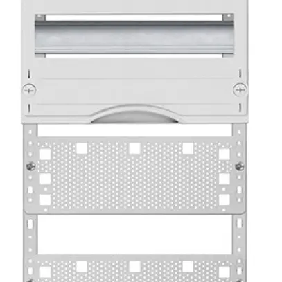 Panello Media ABB, con 4 file DIN, altezza 4, 5 file per distributore vuoto 