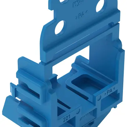 Befestigungsadapter WAGO m.Zugentlastung für 10×4mm² TH15 bl 