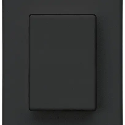 Poussoir INC Hager FLF 10A/250V 0/2L noir 