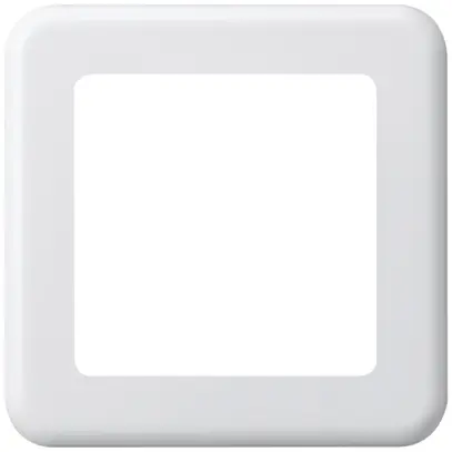 Placca di copertura INC 1×1 Hager basico 1×systo bianco 