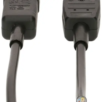 Câble d'appareil MAX HAURI Td 3×1mm² 2.5m noir fiche C14/C15 