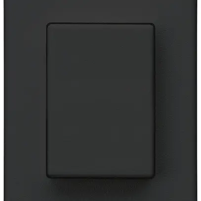 Interruttore a pulsante INS Hager FLF 10A/250V 3/2L nero 