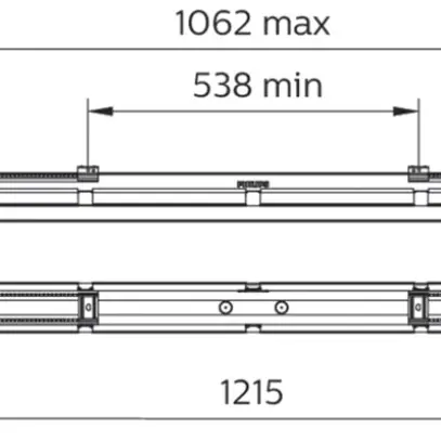 LED-Nassraumleuchte CoreLine WT120C G2 30W 4000lm 840 IP65 DIM 1215mm gu 