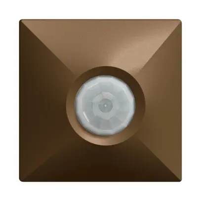 Détecteur de mouvement ENC KNX 360° PIRI EDIZIOdue angulaire, coffee 