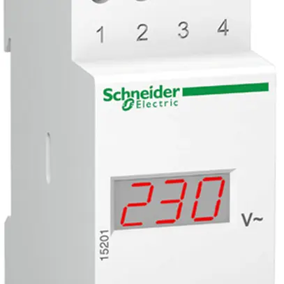 Voltmetro INS Schneider Electric 0…600VAC VLT Clario 