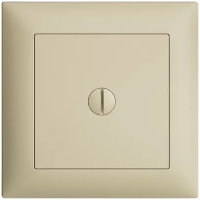 Plaque d'obturation ENC EDIZIOdue vanille 