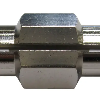 Raccordo concentrico diritto Gardy 6mm ottone 