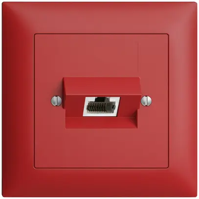 Presa INC 1×RJ45/s 4P ITplus EDIZIOdue berry 