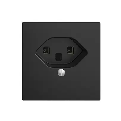 Prise ENC EDIZIOdue T23 16A noir bornes à vis 