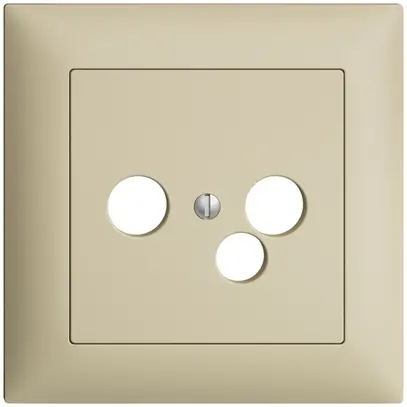 Kit frontal ENC EDIZIOdue vanille 88×88mm 
