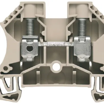 Morsetto di passaggio Weidmüller WDU connessione a vite 10mm² TS35 beige 