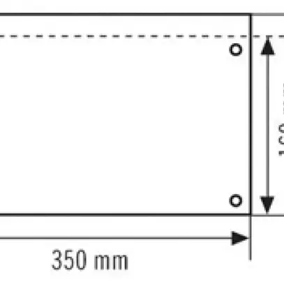 Pannello con pittogramma ESYLUX per SLX freccia verso il basso 