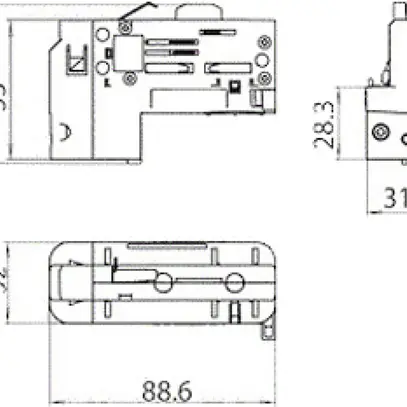 Adattatore Sylvania Lytespan trifase bianco asimmetrico DALI 