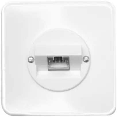 Boîte de raccordement ENC PMI 43 1RJ45 blanc 