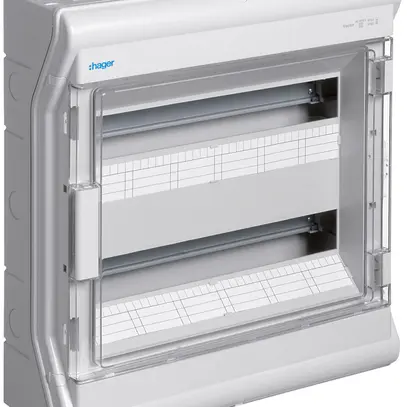 Distributore AP Hager vector 2-file 36UM IP54/IP65 418×452×151mm 