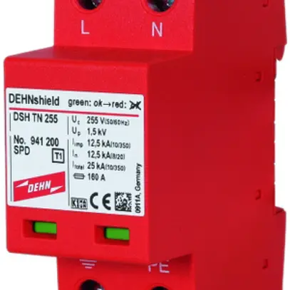 Scaricatore combinato DEHN/elvatec shield TN tipo 1+2/classe I+II 