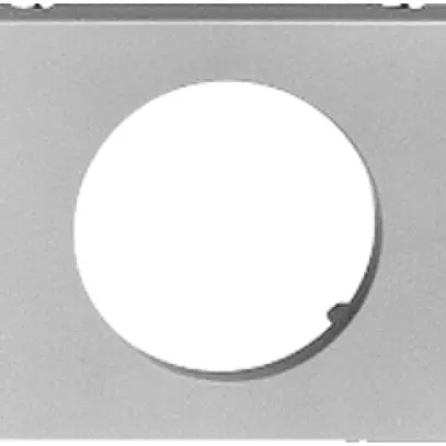 Placca frontale bianco, con ritagl. 43mm e piastra di fiss.FLF 6/5 