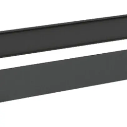 Socle Hager univers 100×1550×400mm pour armoire FR noir RAL 9005 