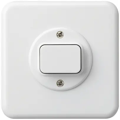 Contatto pulsante INC basico C/2L bianco 