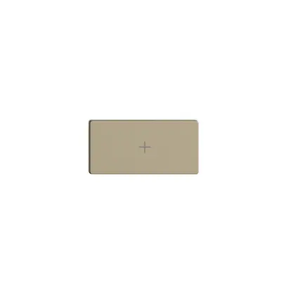Poussoir 1/2 ENC Edue Wiser symbole + (plus) sand 