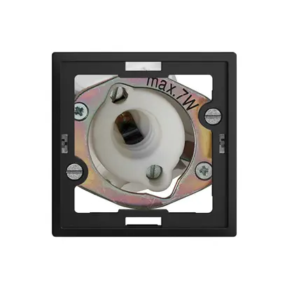 Lampada spia INC EDIZIOdue nero 5W senza calotta piatta 
