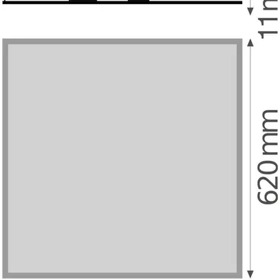 Lampe panneau LED LEDVANCE BIOLUX HCL 40W 4400lm 2700…6500K 620×620mm 